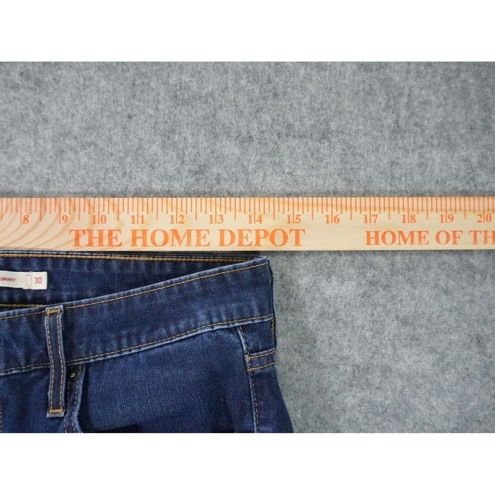 Levis Jeans Womens 30 Blue 721 High Rise Skinny Medium Wash Stretch Denim - Picture 5 of 11